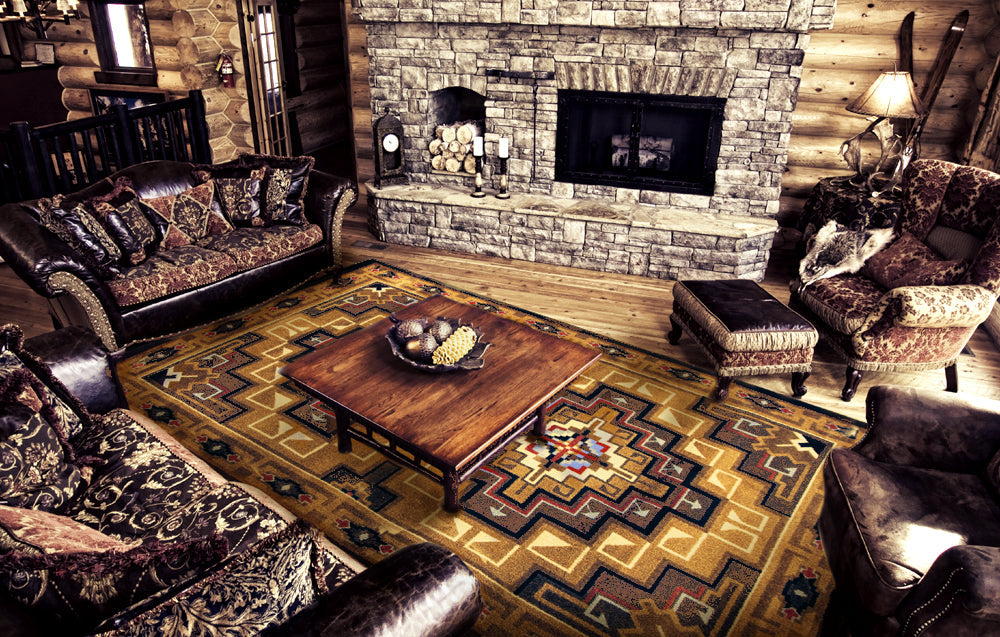 “High Rez – Earth” Southwestern Area Rugs – Choose from 6 Sizes!