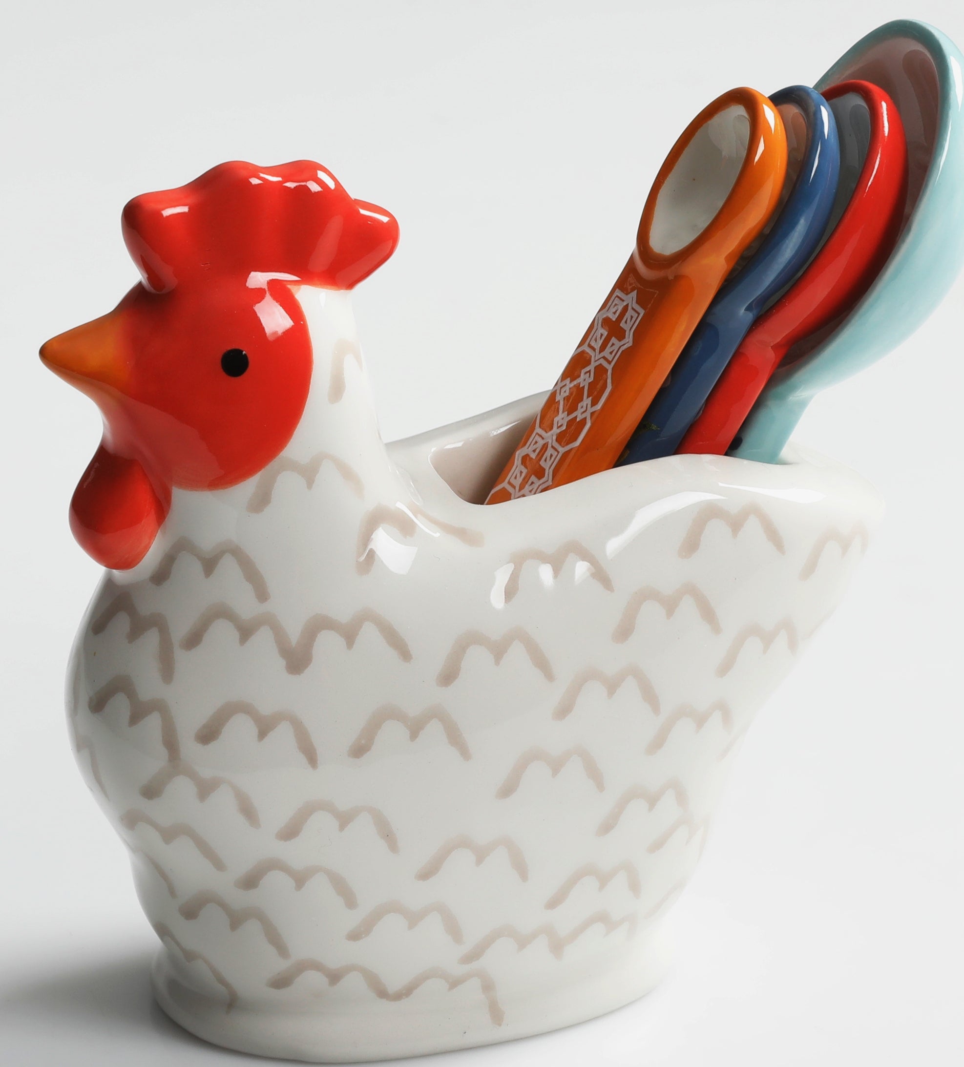 “Life on the Farm” Rooster 4-Piece Measuring Spoon Set