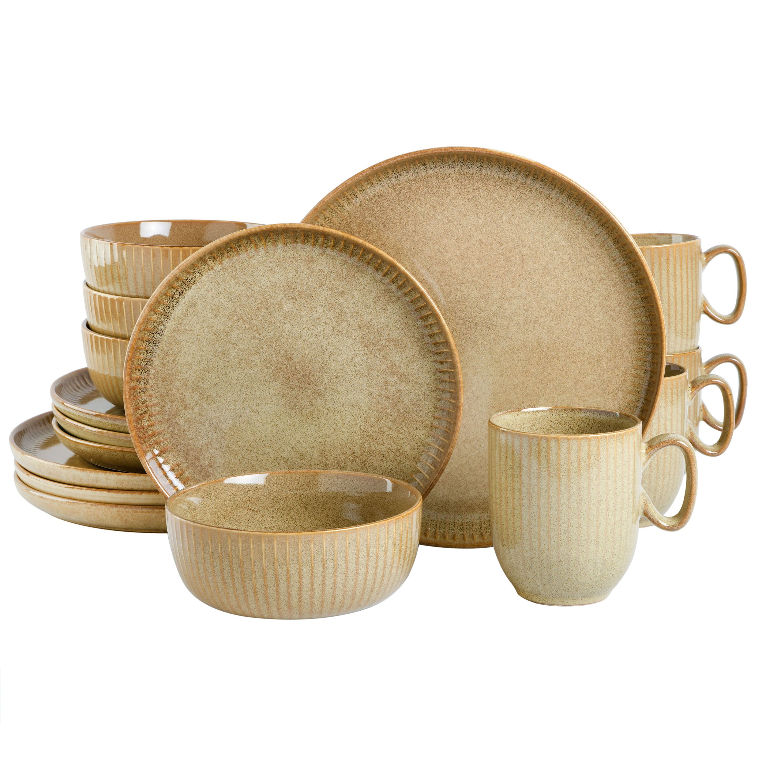 “Blaise” 16-Piece Farmhouse Dinnerware Set