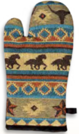 “Austin” Western Jacquard Oven Mitt – 12″ x 7″