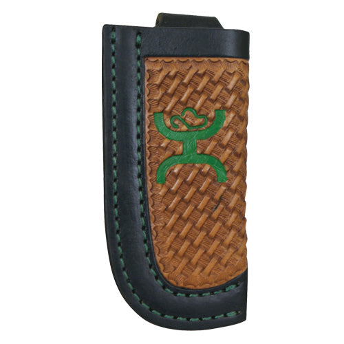 Hooey Signature Knife Sheath with Green Logo