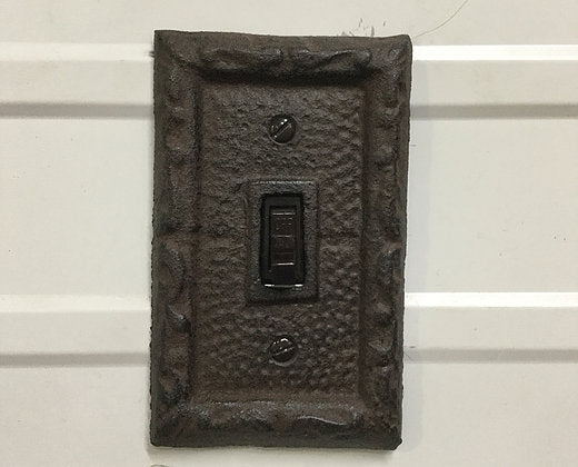 Cast Iron Single Switch Cover