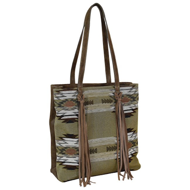 Tony Lama Aztec Jacquard Tote with Concealed Carry