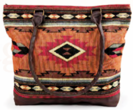 “Cibola” Woven Shoulder Bag