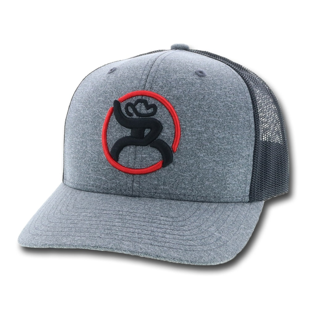 “Strap” Hooey Roughy Gray & Black Cap