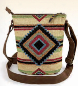 “Chief Blanket” Woven Crossbody Bag