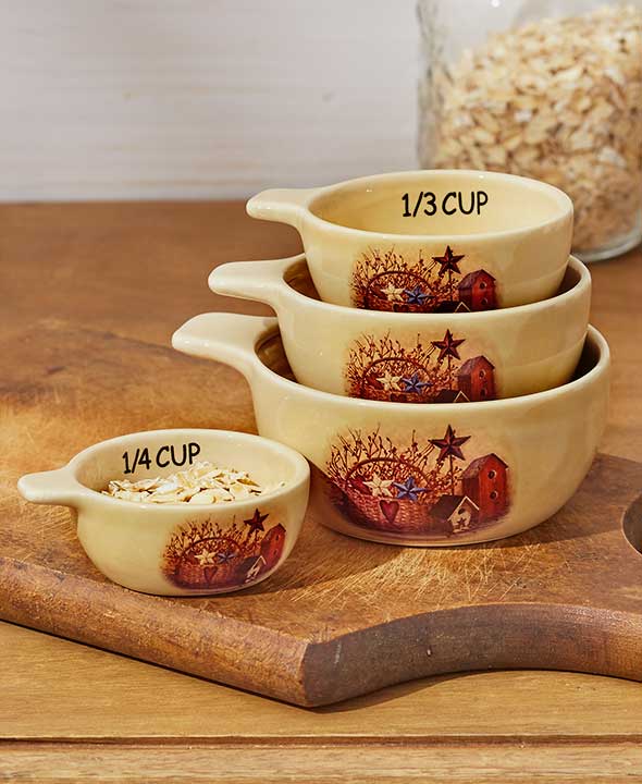 Primitive 4-Piece Measuring Cups