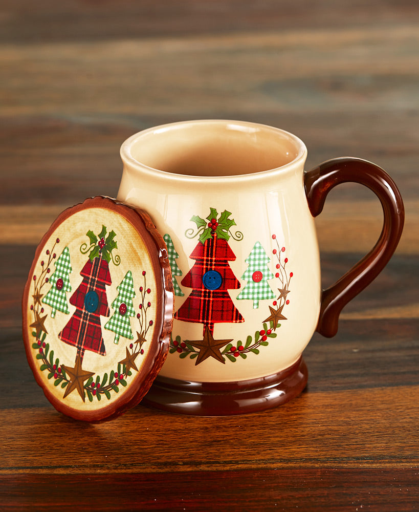 2-Piece Tree Mug & Coaster Set