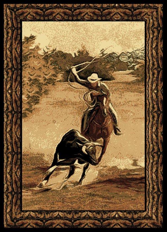 “Roper” Western Area Rug – 5 x 7