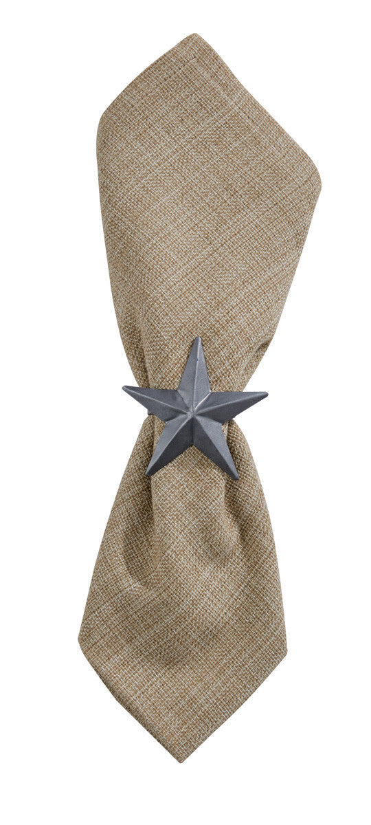 Star Galvanized Napkin Ring