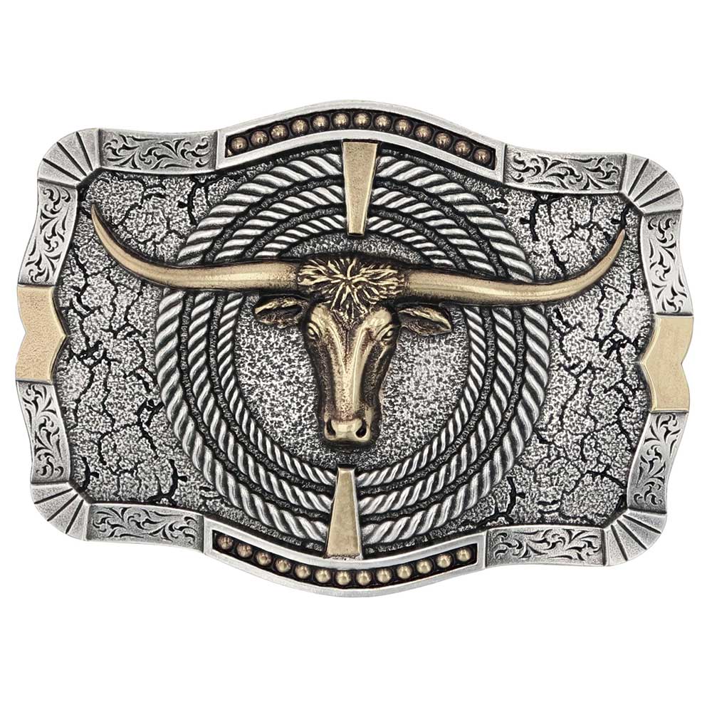 Ropin’ Ready Longhorn Attitude Buckle