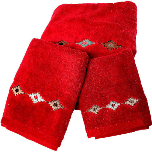 Aztec 3-Piece Bath Towel Set – Choose from 2 Colors!