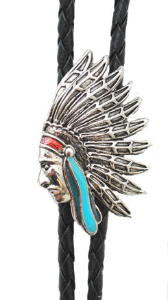 Indian Head Bolo Tie – Made in the USA