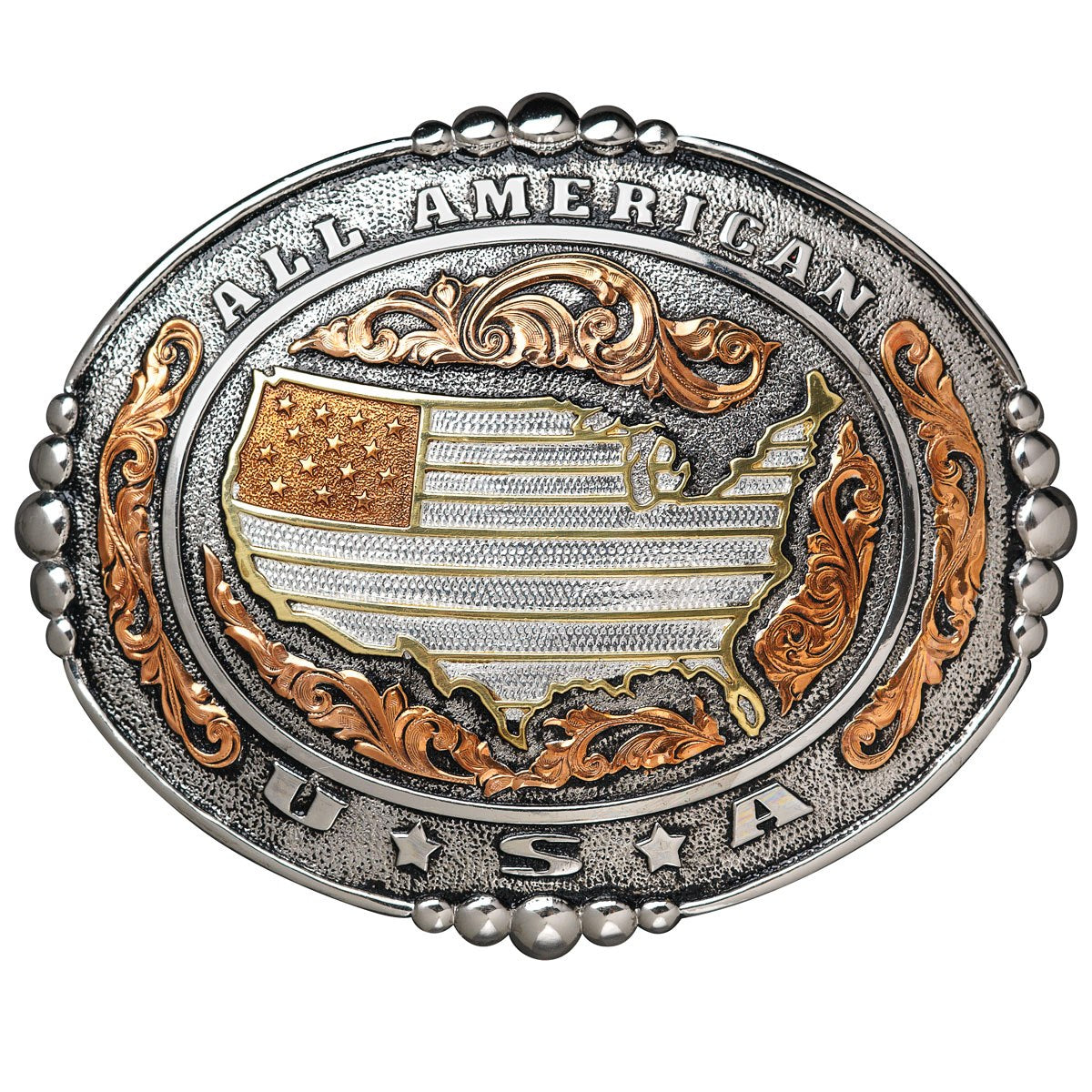 All-American USA Belt Buckle