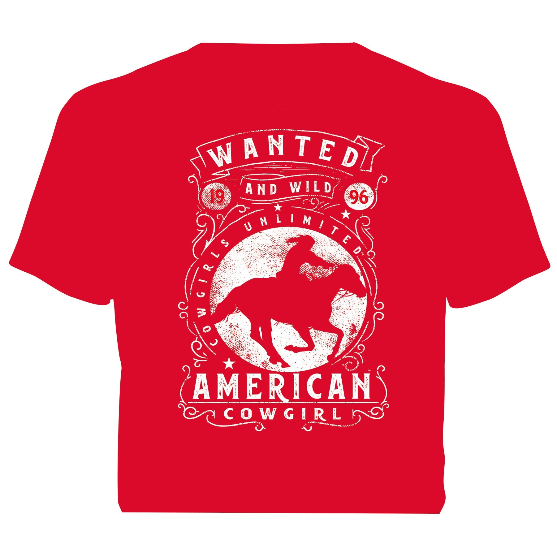 “Wanted” Western Cowgirls Unlimited T-Shirt