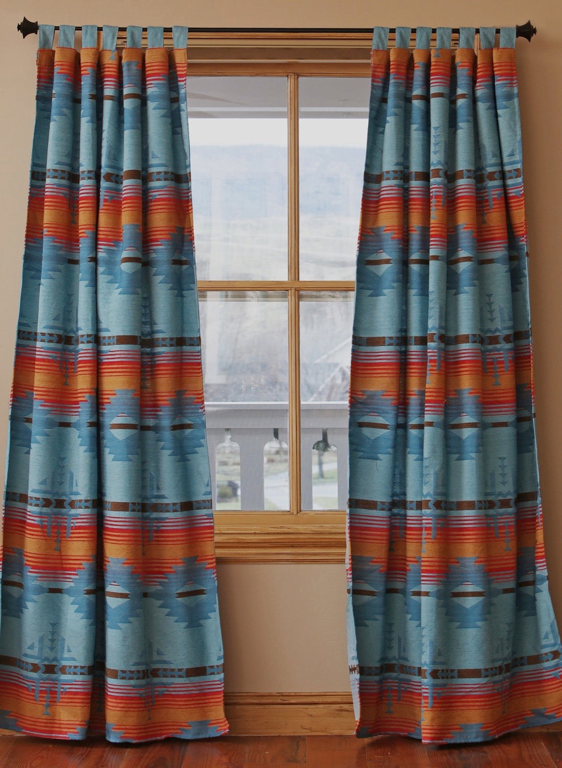 Arizona Style Drapes with Tiebacks