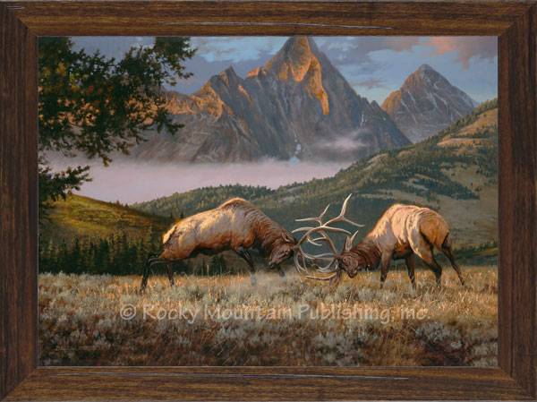 “Boys of Fall” Western Framed Canvas Print