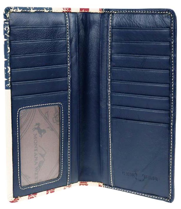 Genuine Leather Patriotic Men’s Rodeo Wallet