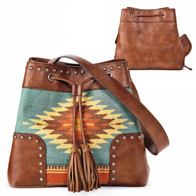 “Zapotec” Style Concealed Handgun Bucket Bag