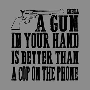 “Gun in Hand” Western No Bull T-Shirt