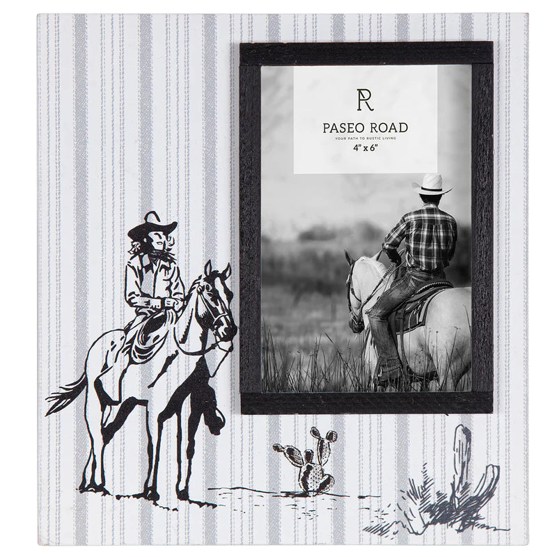 “Ranch Life” Cowgirl Picture Frame – 5″ x 7″