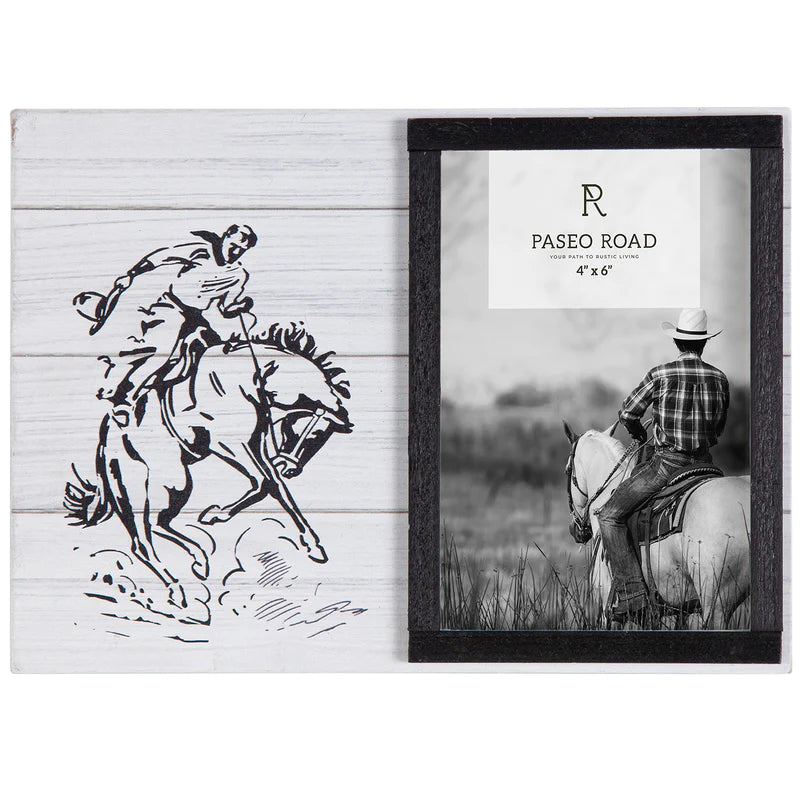 “Ranch Life” Bronc Rider Picture Frame – 5″ x 7″