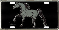 “Arabian” Metal Horse License Plate