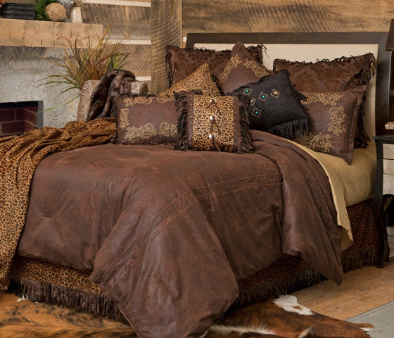 “Gold Rush” Western 4-Piece Twin Bedding Ensemble