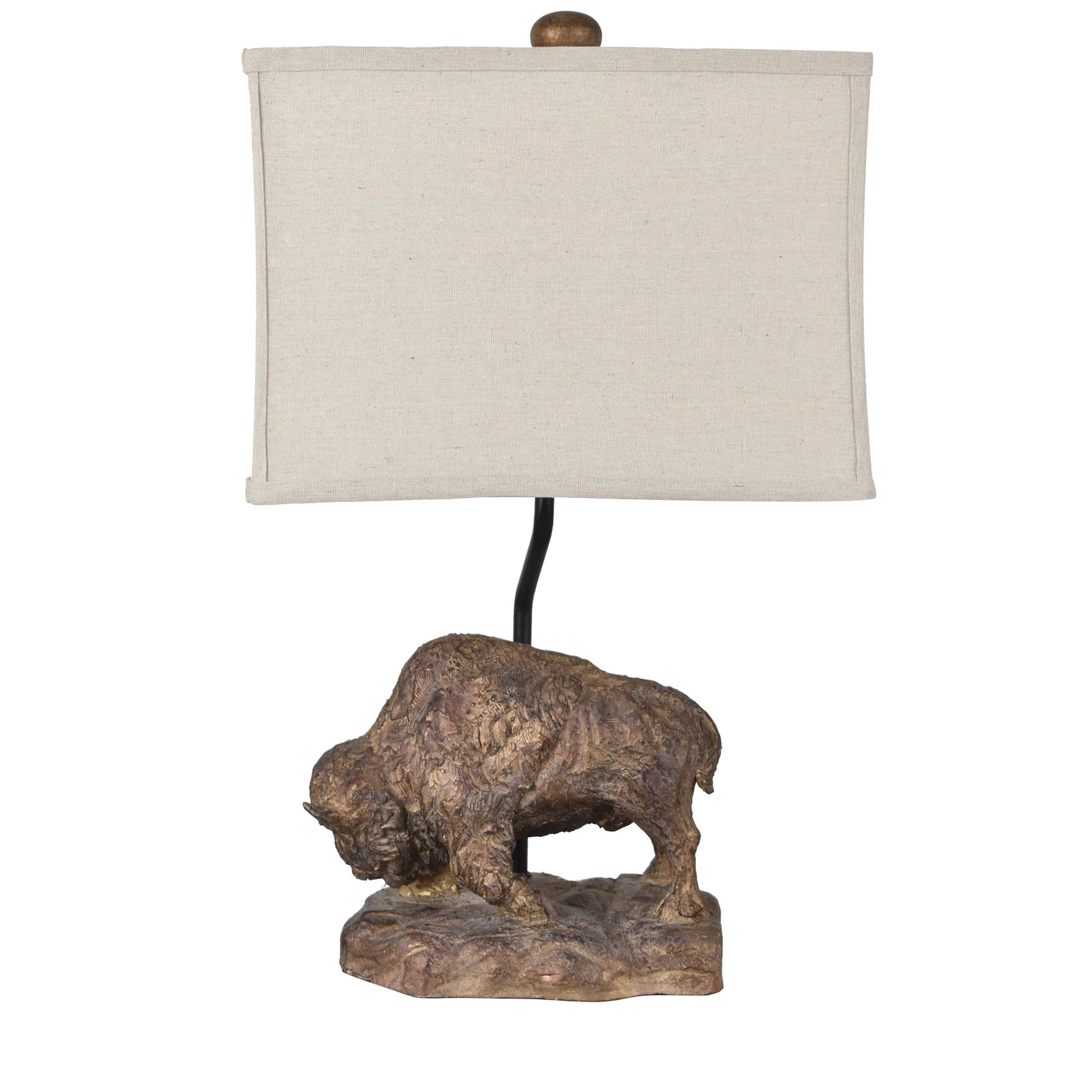 “Home on The Range” Buffalo Table Lamp – 2 Pack