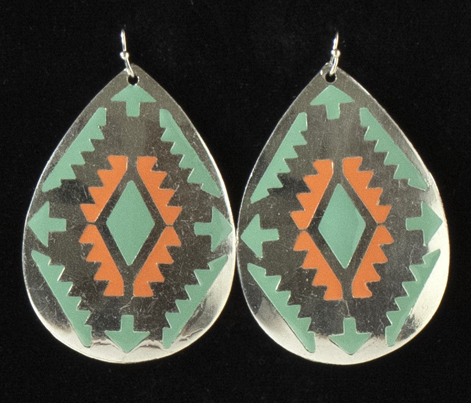 Multi-Color Teardrop Earrings