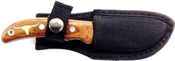 Longhorn Western Gut Hook Knife