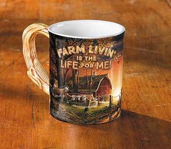 Farm Livin’ is the Life for Me! Coffee Mug – 16 oz