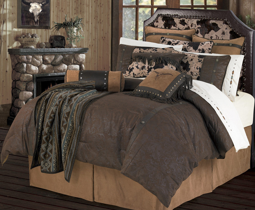 “Caldwell” Western 4-Piece Comforter Set – Full