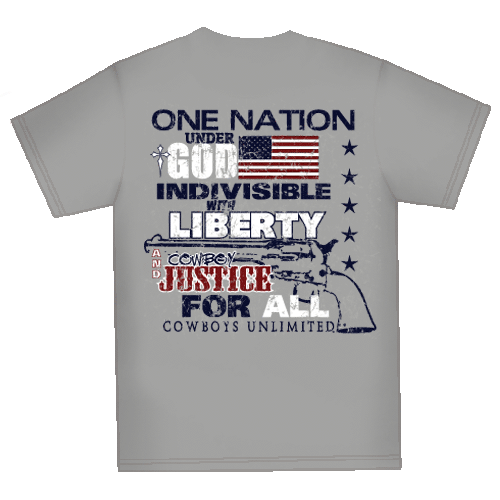 “One Nation Under God” Cowboys Unlimited T-Shirt XL