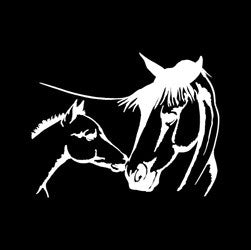 “Touching Noses – Horses” High Performance Vinyl Decal