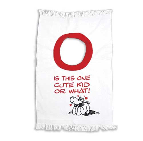 “Is This One Cute Kid or What?” Western Baby Bib