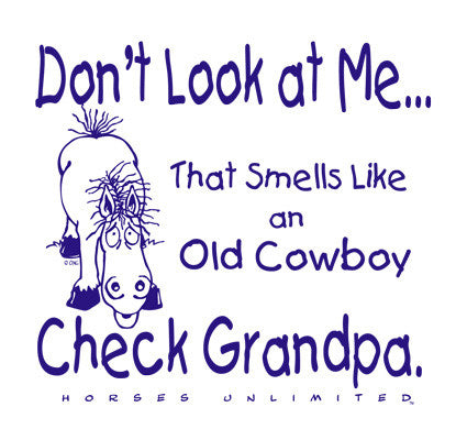 “Check Grandpa” Western Kids T-Shirt