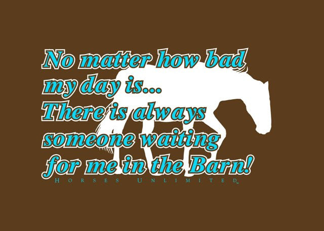 “Waiting” Horses Unlimited T-Shirt