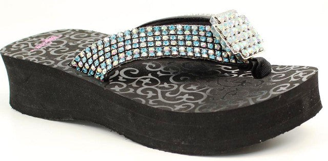 “Maggie” Ladies’ Western Flip-Flops by Blazin’ Roxx