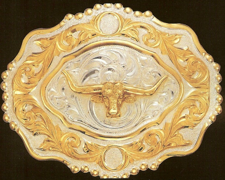 “Longhorn” Crumrine Belt Buckle