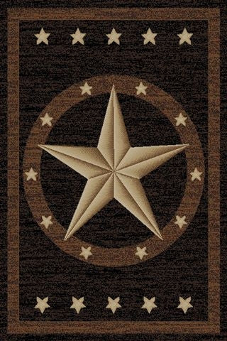 “Western Star” Area Rug (3’11” x 5’3″)