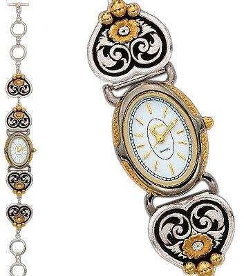 Western Ladies’ Filigree Heart Watch