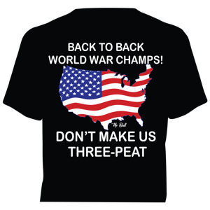 “Three-Peat” Western No Bull T-Shirt