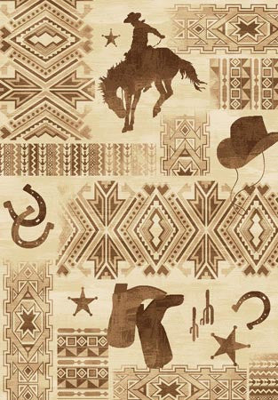 “West by Southwest” Area Rug – 2 x 3 Light