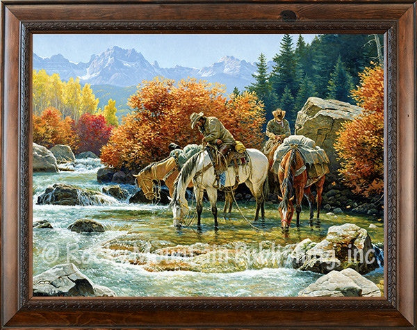 “Souls Unwound” Western Framed Canvas Print