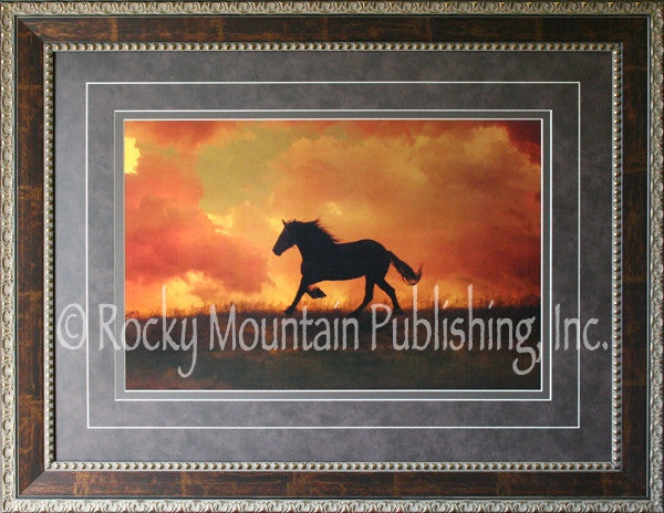 “The Forgotten Horse Decor” Western Framed & Matted Print