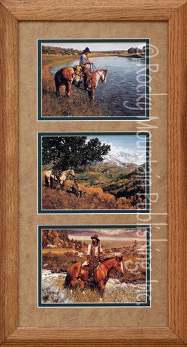 “Tenant” Western Triple Framed Print