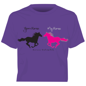 “Your Horse – My Horse” Horses Unlimited Western T-Shirt