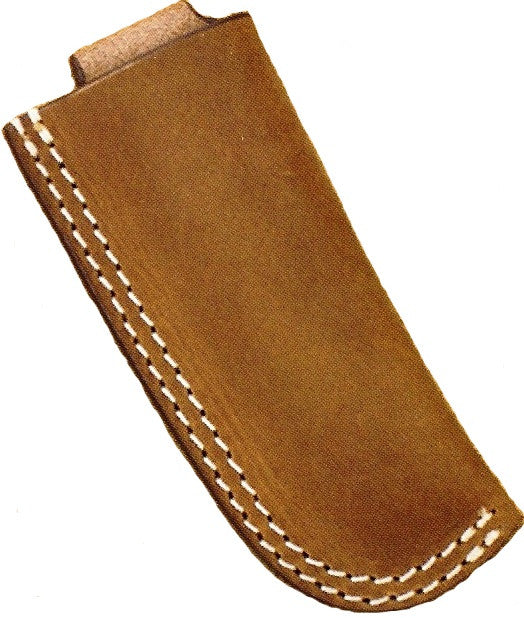 Western Medium Brown Distressed Leather Knife Sheath