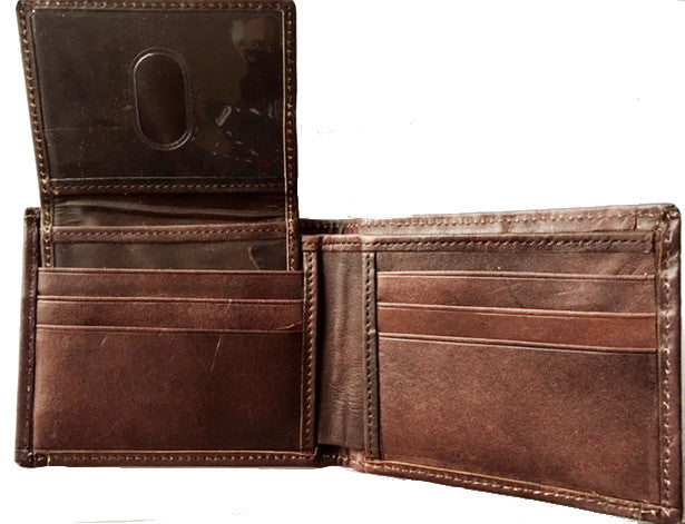 Twisted-X Soft Distressed Brown Bi-Fold Wallet